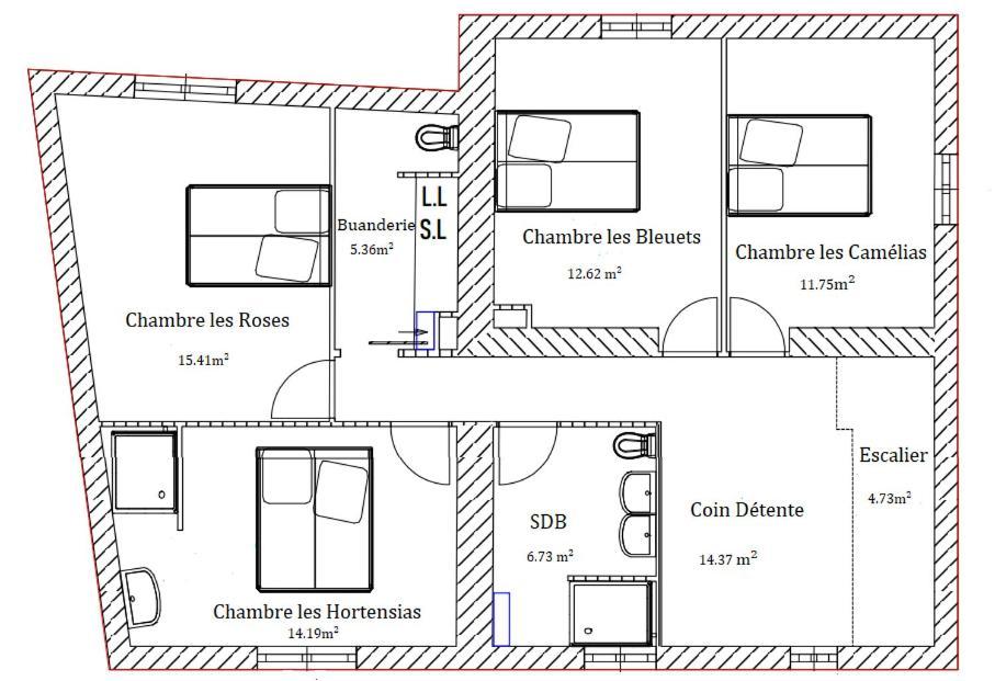 Villa Gite De Charme Pour 10 Personnes Camélas Exterior foto